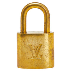 ルイ ヴィトン カデナ 南京錠 キー セット ゴールド メッキ レディース LOUIS VUITTON 【中古】