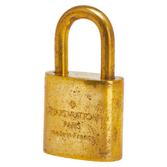 ルイ ヴィトン カデナ 南京錠 キー セット ゴールド メッキ レディース LOUIS VUITTON 【中古】