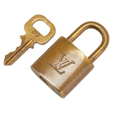 ルイ ヴィトン カデナ 南京錠 キー セット ゴールド メッキ レディース LOUIS VUITTON 【中古】