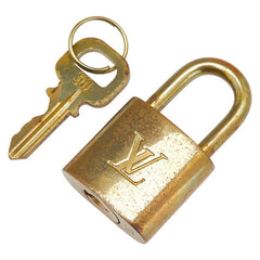 ルイ ヴィトン カデナ 南京錠 キー セット ゴールド メッキ レディース LOUIS VUITTON 【中古】