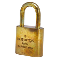 ルイ ヴィトン カデナ 南京錠 キー セット ゴールド メッキ レディース LOUIS VUITTON 【中古】