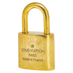 ルイ ヴィトン カデナ 南京錠 キー セット ゴールド メッキ レディース LOUIS VUITTON 【中古】