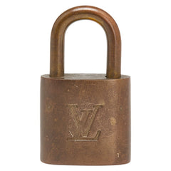 ルイ ヴィトン カデナ 南京錠 キー セット ゴールド メッキ レディース LOUIS VUITTON 【中古】