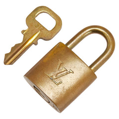 ルイ ヴィトン カデナ 南京錠 キー セット ゴールド メッキ レディース LOUIS VUITTON 【中古】