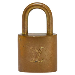 ルイ ヴィトン カデナ 南京錠 キー セット ゴールド メッキ レディース LOUIS VUITTON 【中古】