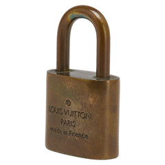 ルイ ヴィトン カデナ 南京錠 キー セット ゴールド メッキ レディース LOUIS VUITTON 【中古】