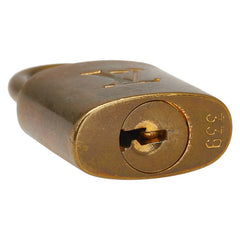 ルイ ヴィトン カデナ 南京錠 キー セット ゴールド メッキ レディース LOUIS VUITTON 【中古】