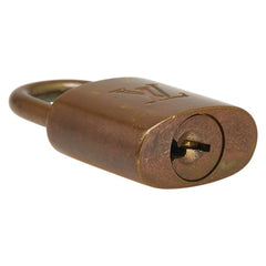 ルイ ヴィトン カデナ 南京錠 キー セット ゴールド メッキ レディース LOUIS VUITTON 【中古】