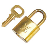 ルイ ヴィトン カデナ 南京錠 キー セット ゴールド メッキ レディース LOUIS VUITTON 【中古】