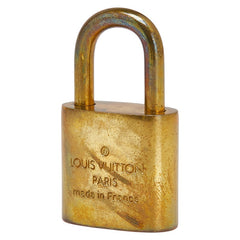 ルイ ヴィトン カデナ 南京錠 キー セット ゴールド メッキ レディース LOUIS VUITTON 【中古】