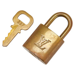 ルイ ヴィトン カデナ 南京錠 キー セット ゴールド メッキ レディース LOUIS VUITTON 【中古】