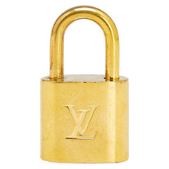 ルイ ヴィトン カデナ 南京錠 キー セット ゴールド メッキ レディース LOUIS VUITTON 【中古】