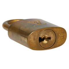 ルイ ヴィトン カデナ 南京錠 キー セット ゴールド メッキ レディース LOUIS VUITTON 【中古】