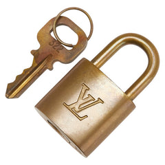 ルイ ヴィトン カデナ 南京錠 キー セット ゴールド メッキ レディース LOUIS VUITTON 【中古】