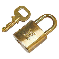 ルイ ヴィトン カデナ 南京錠 キー セット ゴールド メッキ レディース LOUIS VUITTON 【中古】