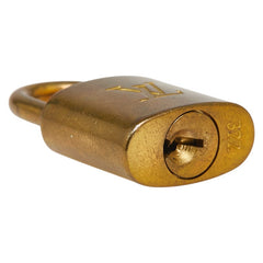 ルイ ヴィトン カデナ 南京錠 キー セット ゴールド メッキ レディース LOUIS VUITTON 【中古】