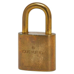 ルイ ヴィトン カデナ 南京錠 キー セット ゴールド メッキ レディース LOUIS VUITTON 【中古】