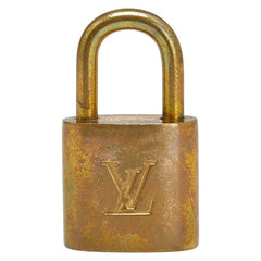 ルイ ヴィトン カデナ 南京錠 キー セット ゴールド メッキ レディース LOUIS VUITTON 【中古】