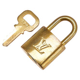 ルイ ヴィトン カデナ 南京錠 キー セット ゴールド メッキ レディース LOUIS VUITTON 【中古】