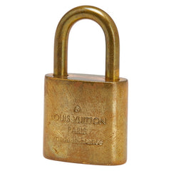 ルイ ヴィトン カデナ 南京錠 キー セット ゴールド メッキ レディース LOUIS VUITTON 【中古】