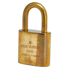 ルイ ヴィトン カデナ 南京錠 キー セット ゴールド メッキ レディース LOUIS VUITTON 【中古】