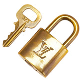 ルイ ヴィトン カデナ 南京錠 キー セット ゴールド メッキ レディース LOUIS VUITTON 【中古】