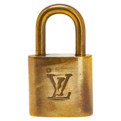 ルイ ヴィトン カデナ 南京錠 キー セット ゴールド メッキ レディース LOUIS VUITTON 【中古】