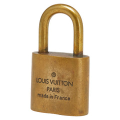 ルイ ヴィトン カデナ 南京錠 キー セット ゴールド メッキ レディース LOUIS VUITTON 【中古】