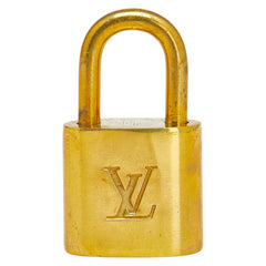 ルイ ヴィトン カデナ 南京錠 キー セット ゴールド メッキ レディース LOUIS VUITTON 【中古】