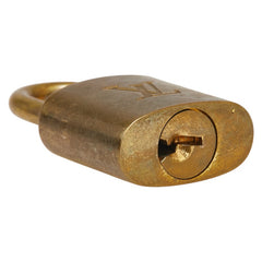 ルイ ヴィトン カデナ 南京錠 キー セット ゴールド メッキ レディース LOUIS VUITTON 【中古】