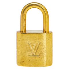 ルイ ヴィトン カデナ 南京錠 キー セット ゴールド メッキ レディース LOUIS VUITTON 【中古】