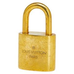 ルイ ヴィトン カデナ 南京錠 キー セット ゴールド メッキ レディース LOUIS VUITTON 【中古】
