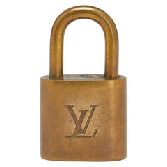 ルイ ヴィトン カデナ 南京錠 キー セット ゴールド メッキ レディース LOUIS VUITTON 【中古】