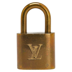 ルイ ヴィトン カデナ 南京錠 キー セット ゴールド メッキ レディース LOUIS VUITTON 【中古】