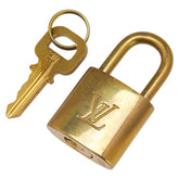 ルイ ヴィトン カデナ 南京錠 キー セット ゴールド メッキ レディース LOUIS VUITTON 【中古】