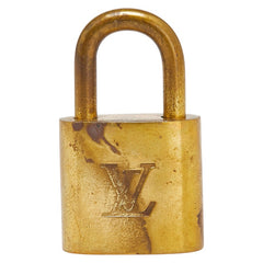 ルイ ヴィトン カデナ 南京錠 キー セット ゴールド メッキ レディース LOUIS VUITTON 【中古】