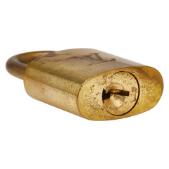 ルイ ヴィトン カデナ 南京錠 キー セット ゴールド メッキ レディース LOUIS VUITTON 【中古】