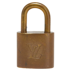 ルイ ヴィトン カデナ 南京錠 キー セット ゴールド メッキ レディース LOUIS VUITTON 【中古】