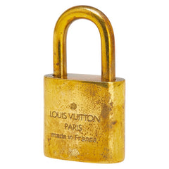 ルイ ヴィトン カデナ 南京錠 キー セット ゴールド メッキ レディース LOUIS VUITTON 【中古】