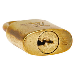 ルイ ヴィトン カデナ 南京錠 キー セット ゴールド メッキ レディース LOUIS VUITTON 【中古】