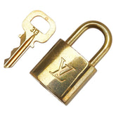 ルイ ヴィトン カデナ 南京錠 キー セット ゴールド メッキ レディース LOUIS VUITTON 【中古】