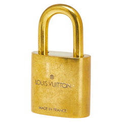 ルイ ヴィトン カデナ 南京錠 キー セット ゴールド メッキ レディース LOUIS VUITTON 【中古】