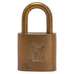 ルイ ヴィトン カデナ 南京錠 キー セット ゴールド メッキ レディース LOUIS VUITTON 【中古】