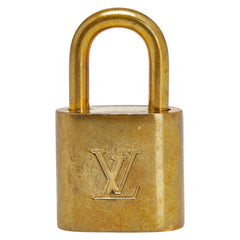 ルイ ヴィトン カデナ 南京錠 キー セット ゴールド メッキ レディース LOUIS VUITTON 【中古】