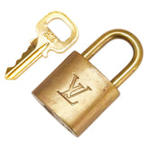 ルイ ヴィトン カデナ 南京錠 キー セット ゴールド メッキ レディース LOUIS VUITTON 【中古】