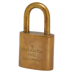 ルイ ヴィトン カデナ 南京錠 キー セット ゴールド メッキ レディース LOUIS VUITTON 【中古】