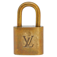 ルイ ヴィトン カデナ 南京錠 キー セット ゴールド メッキ レディース LOUIS VUITTON 【中古】