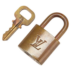 ルイ ヴィトン カデナ 南京錠 キー セット ゴールド メッキ レディース LOUIS VUITTON 【中古】