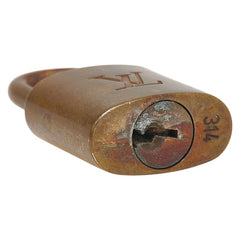 ルイ ヴィトン カデナ 南京錠 キー セット ゴールド メッキ レディース LOUIS VUITTON 【中古】