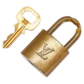ルイ ヴィトン カデナ 南京錠 キー セット ゴールド メッキ レディース LOUIS VUITTON 【中古】